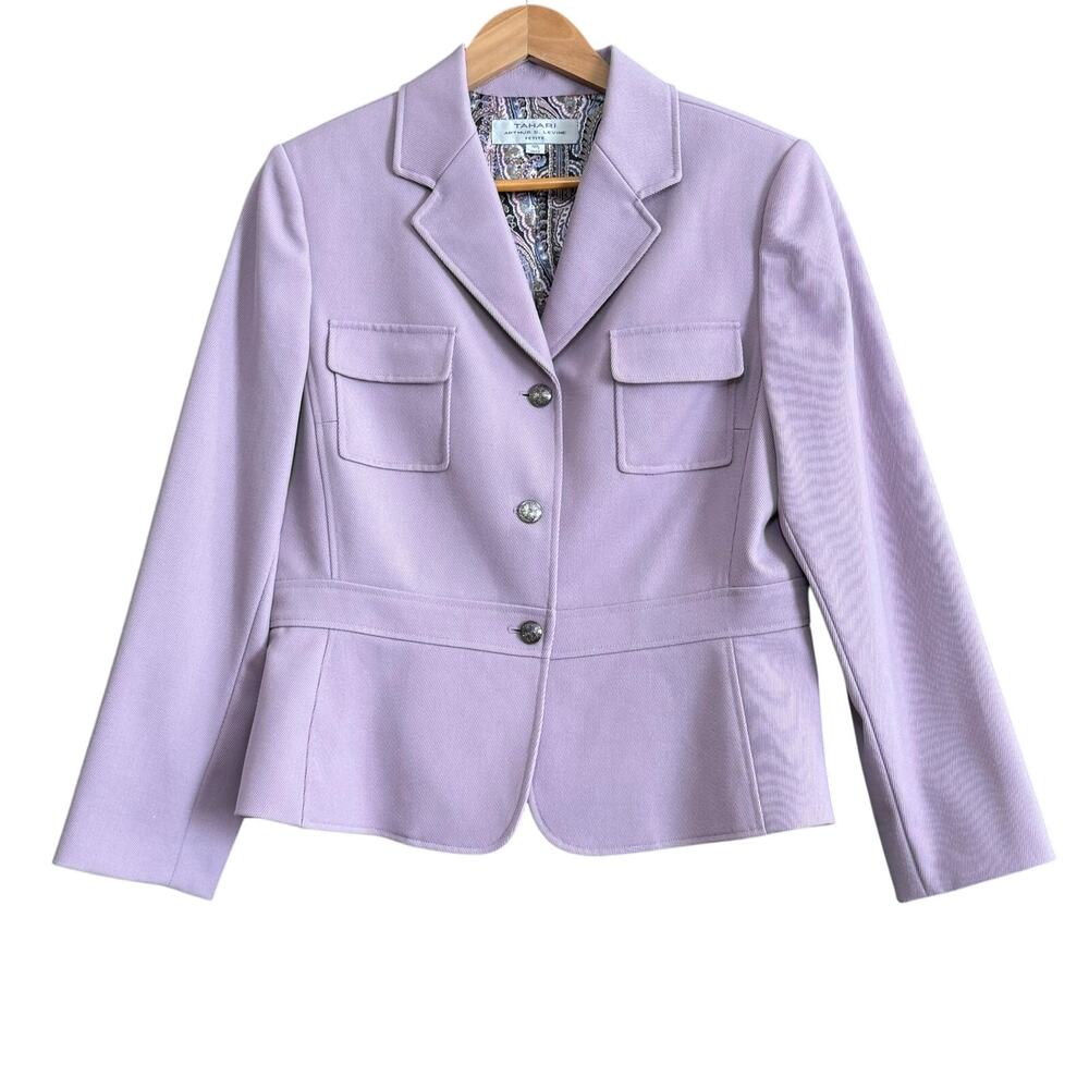 Tahari ASL Lavender Blazer